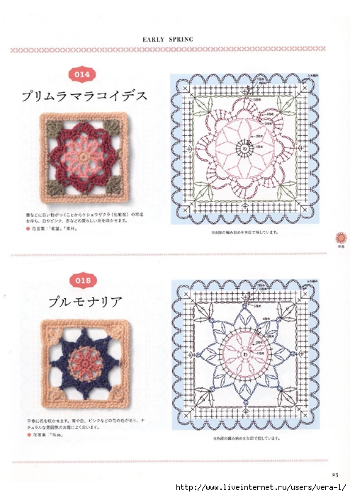 Flower Motif of Crochet 16_25 (494x700, 235Kb)