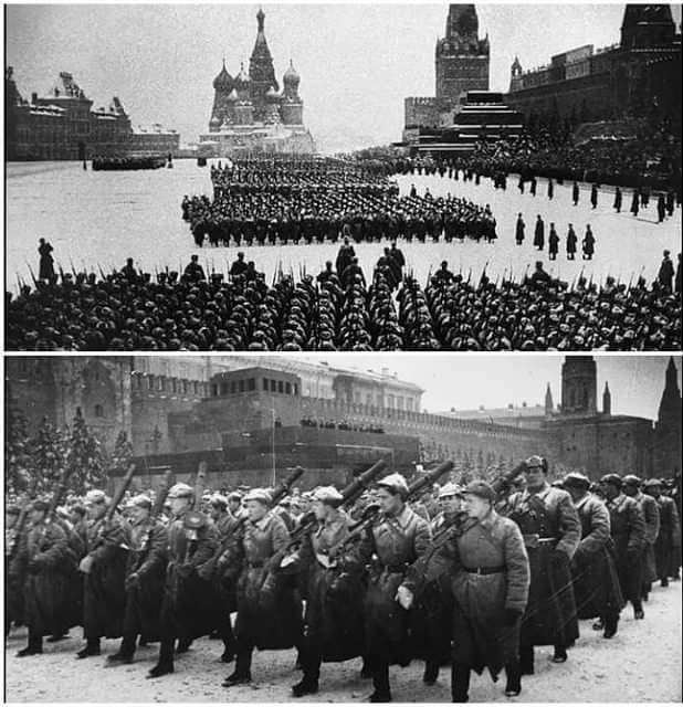 Где проходил военный парад 7 ноября. Командовал парадом 7 ноября 1941. Парад 7 ноября 1941 Политбюро. Первый парад на красной площади 1941. Кадр парад 7 ноября 1941.