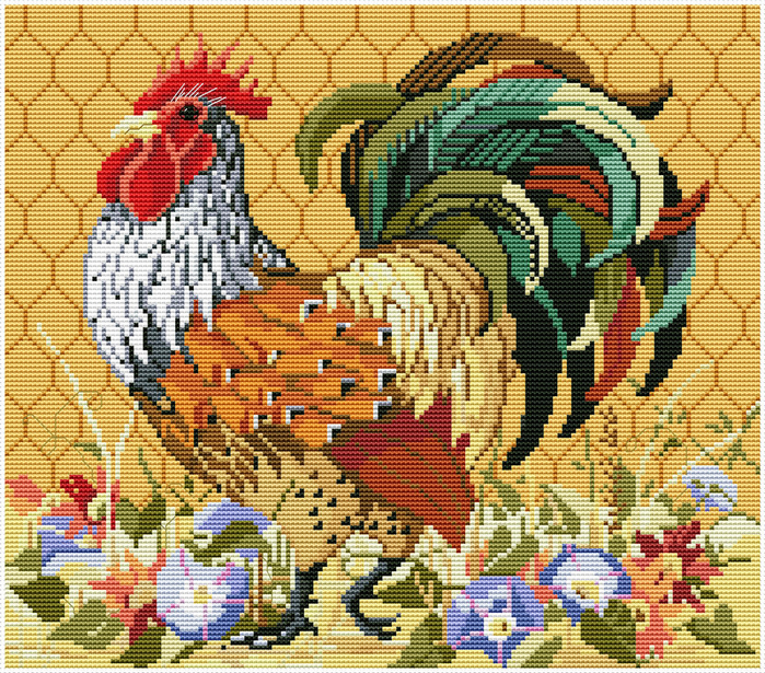 Rooster (700x615, 835Kb)