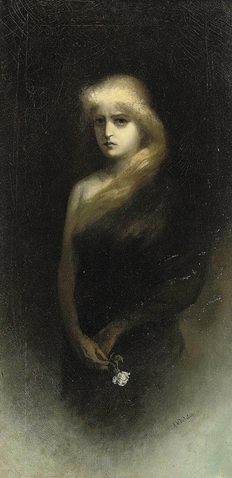 1892 Gretchen (also known as An Allegory of Lost Love) (340x700, 100Kb)