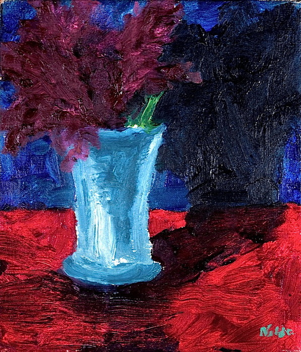 1915 Vase mit Blumen (597x700, 245Kb)