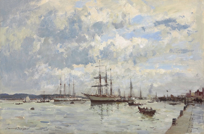 The barquentine Gazela at Bel Ma, Portugal (700x460, 347Kb)