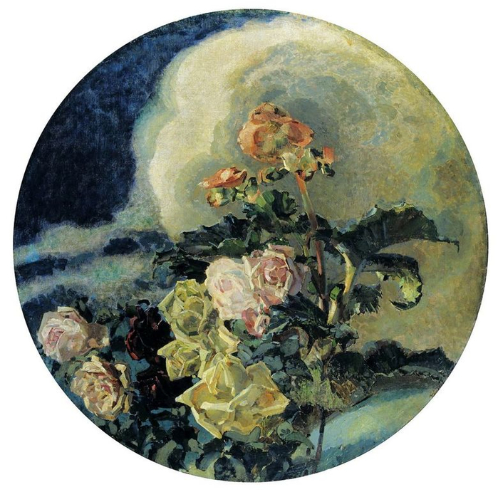 Врубель-розы и лилии (700x691, 451Kb)