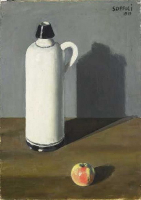 1919 Bottiglia bianca e mela. ,  5035,5  (494x700, 52Kb)