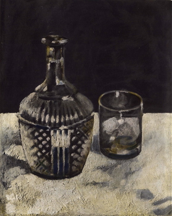 1919 .  Bottiglia e bicchiere. , .   (557x700, 118Kb)