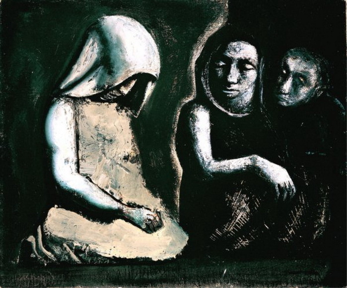 1945 La penitente, olio su tela, 50x60 cm,  (700x581, 136Kb)