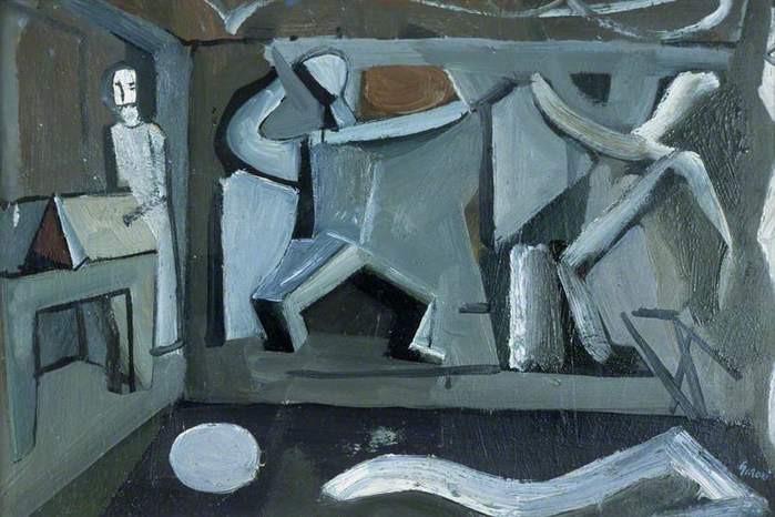 1950- Dancing on Stage. , . 29 x 43 cm.  ,  (700x466, 48Kb)