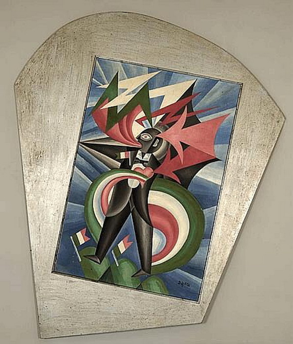 1924 Marinetti temporale patriottico - ritratto psicologico,  78,5 x 59 . (597x700, 134Kb)