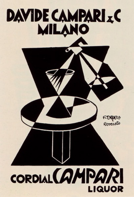 1926-1927 Cordial Campari Liquor, India ink, Collezione Davide Campari (272x400, 42Kb)