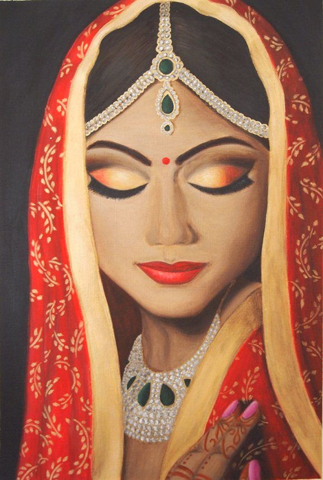 1145d88d7a92f29d2d05ae8f9eefbbab--indian-paintings-indian-bride-painting (470x700, 357Kb)