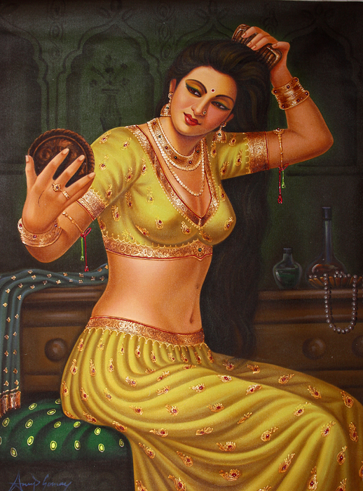Anup Gomay - Indian artist - Catherine La Rose  (31) (518x700, 542Kb)