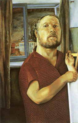 Автопортрет    Холст, масло. 1970 (253x400, 265Kb)