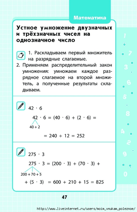 Марченко математика 1 4 классы в схемах и таблицах
