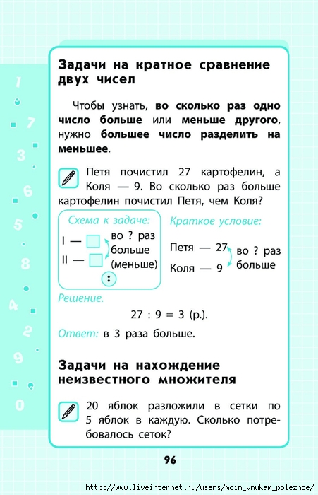 Марченко математика 1 4 классы в схемах и таблицах