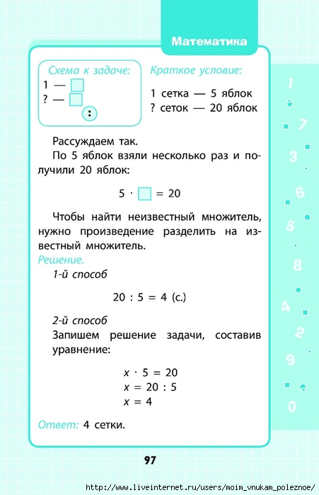 Марченко математика 1 4 классы в схемах и таблицах