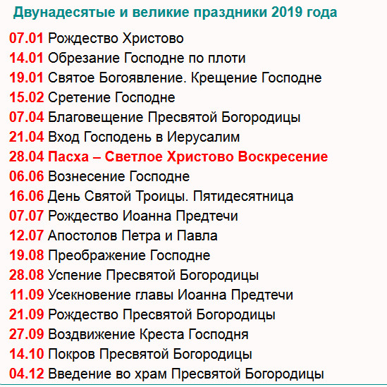 Даты сентября 2019. Название церковных праздников. Церковные праздники в апреле. Православные праздники в этом году. Великие праздники.