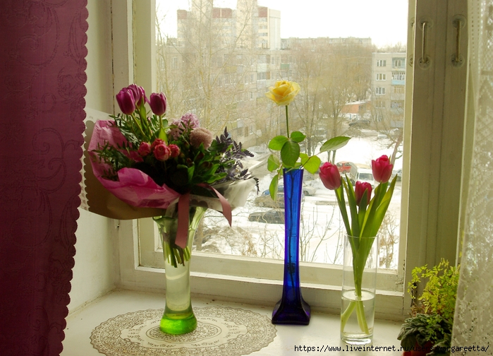 8 марта - цветы Маргариты (699x504, 381Kb)