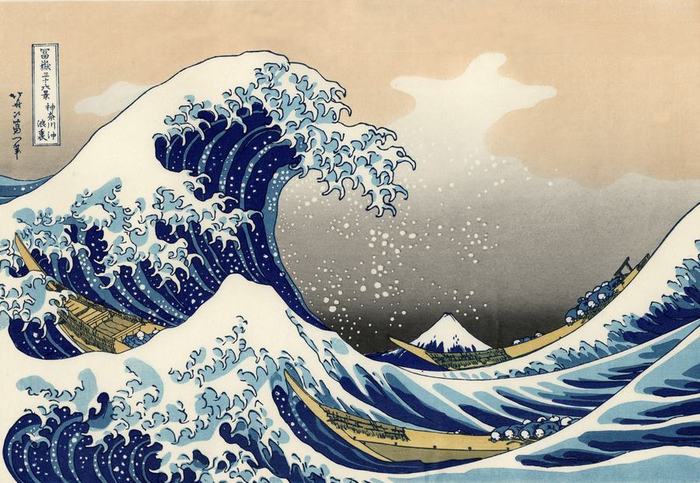 20.       (神奈川沖浪裏,  The Great Wave off Kanagawa), 1826-1832, , 27,537,9  (700x483, 83Kb)
