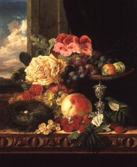 A Still Life of Fruit and Flowers (450x550, 167Kb)