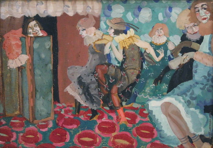 Comedians 1918 National Art Museum of Belarus (700x486, 139Kb)