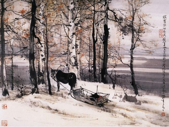 Akvarel-peyzazhi.-Hudozhnik-Liu-Maoshan.-Akvarel-pyatnadtsataya (649x488, 270Kb)