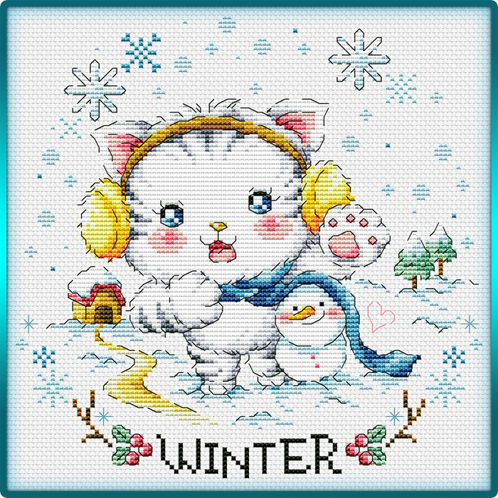 Winter Cat (700x700, 680Kb)