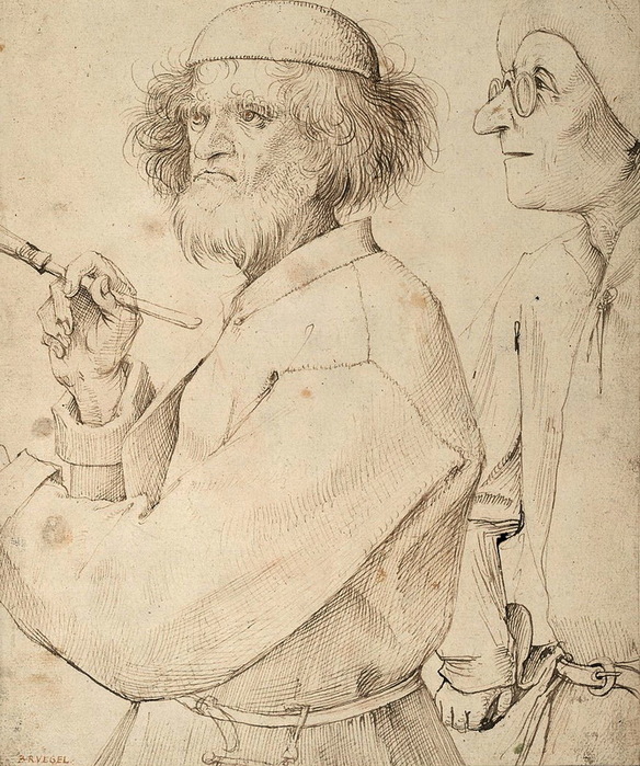  Pieter Bruegel the Elder - The Painter and the Buyer, 1565 - (584x700, 191Kb)