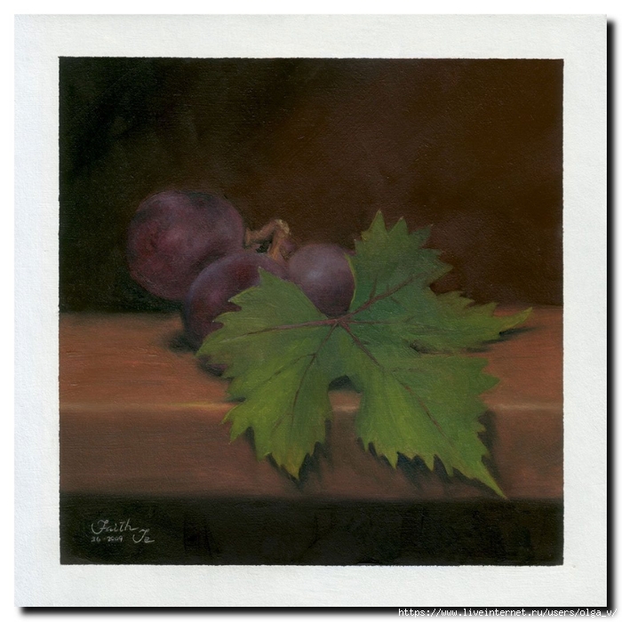 grapes-leaf-daily-painting (700x700, 307Kb)