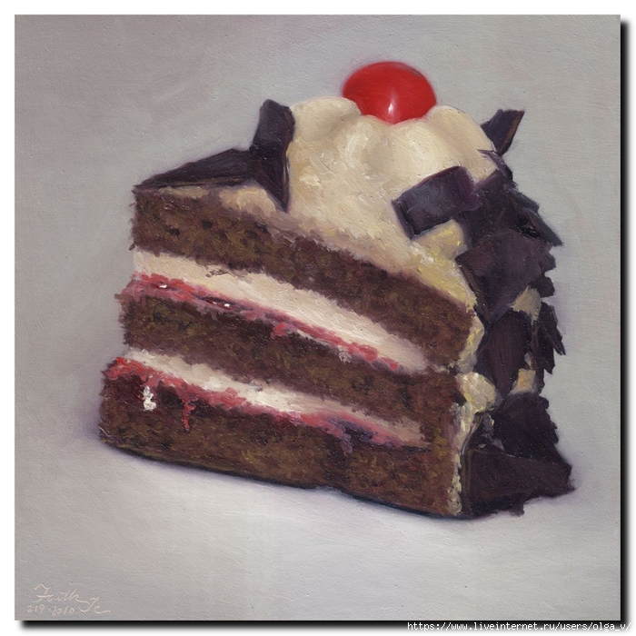 triple-layer-chocolate-cake-oil-painting (700x700, 330Kb)