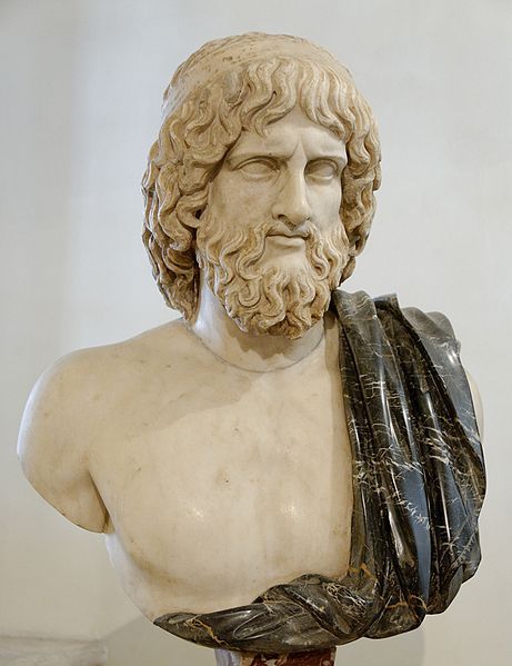 Hades - Roman copy of a Greek sculpture from the 5th century BC; mantle added later. (461x599, 40Kb)