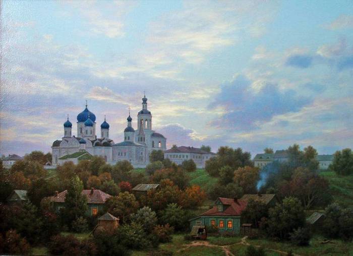 художник  Тормосов В. монастырь (700x507, 40Kb)