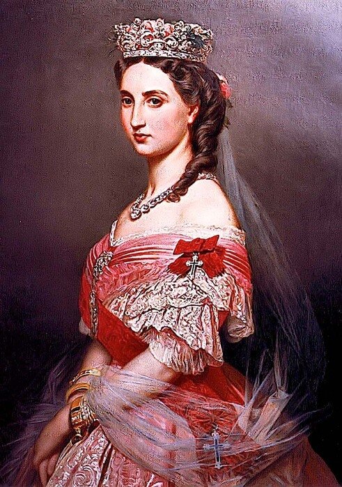 Шарлотта - принцесса Бельгии, после замужества императрица Мексики (491x699, 133Kb)