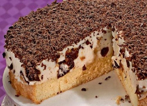 сметанно-творожный торт с черносливом (500x360, 228Kb)