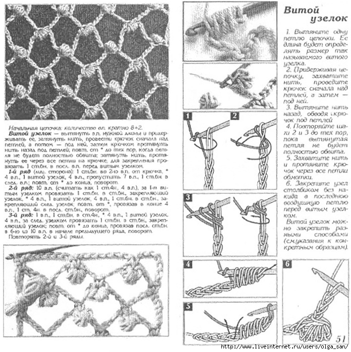 Вязание узелками. Витой узелок крючком. Витые узелки крючком. Узелки клоунз крючком. Узелки вязать крючком схемы.