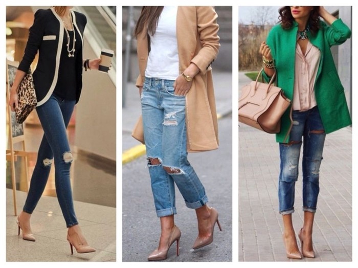 Как быть стильной в туфлях и джинсах