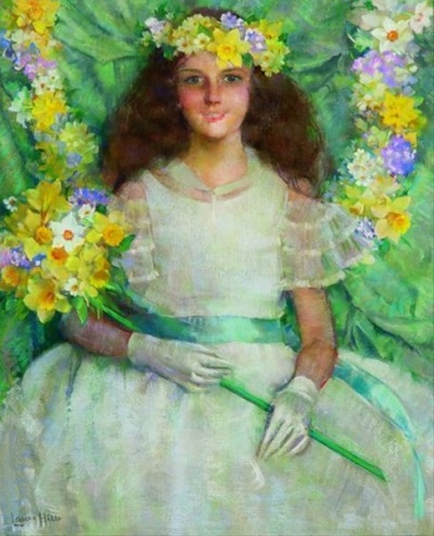 laura-coombs-hills-american-1859-1952-the-may-queen (400x494, 75Kb)
