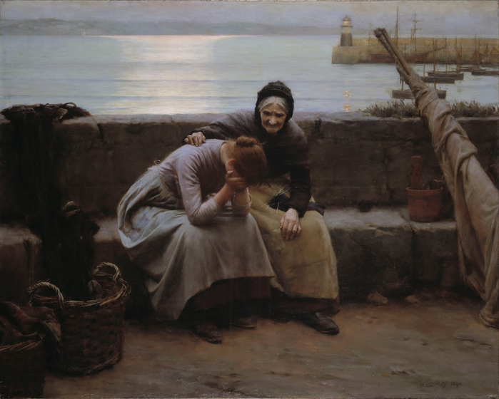 Walter-Langley-Never-Morning-Wore-to-Evening-but-Some-Heart-Did-Break (700x560, 342Kb)