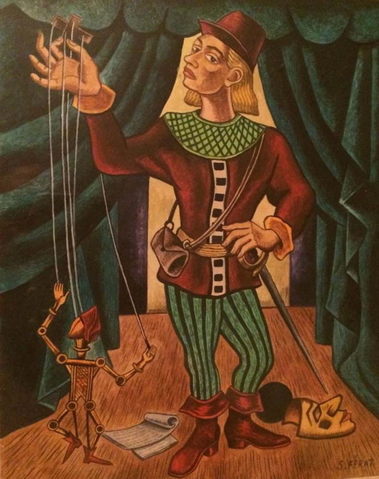 1925 THE PUPPETEER (554x700, 134Kb)