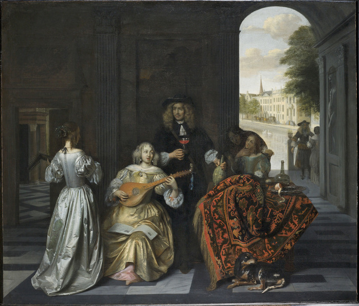 Pieter_de_Hooch_-_Musical_company_in_a_distinguished_interior (700x596, 146Kb)