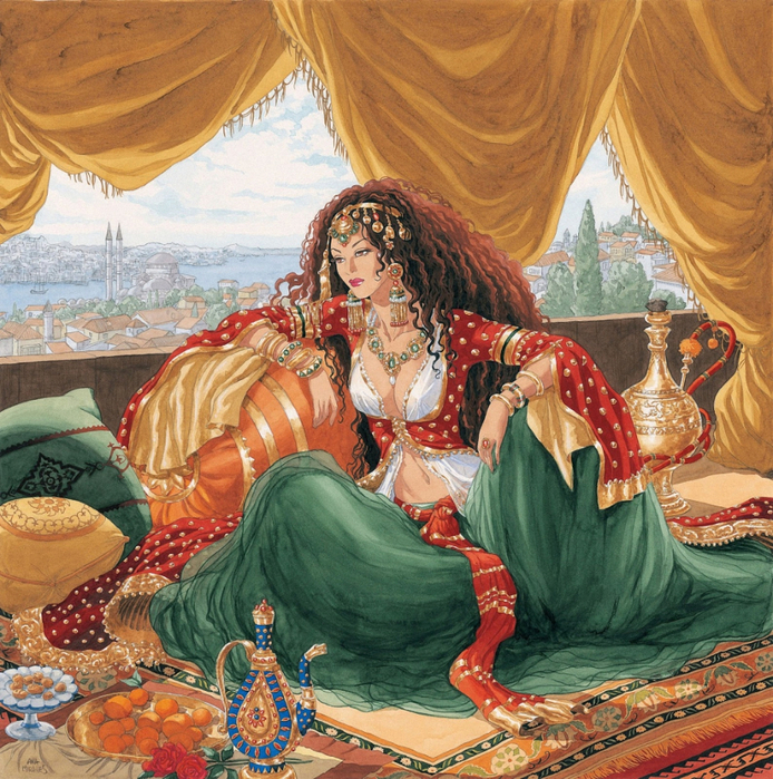 146572150_92018_DZINNDjinn_STAMBULIstanbul_49K49_BUMAGAAKVARELITUS_CASTNOESOBRANIE (694x699, 742Kb)