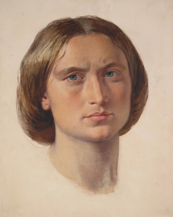   (Portrait of George Eliot) , . 39,3  31,6 .  ,  (557x700, 88Kb)