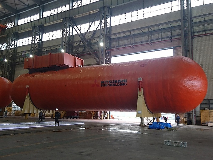 Mitsubishi delivers FGSS for LNG fueled PCC (700x525, 391Kb)