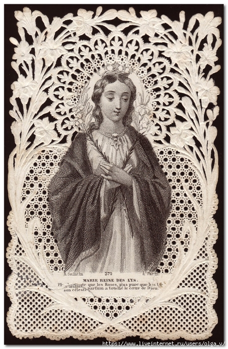 Mary Queen of Lilies - Saintin 372 (457x700, 368Kb)