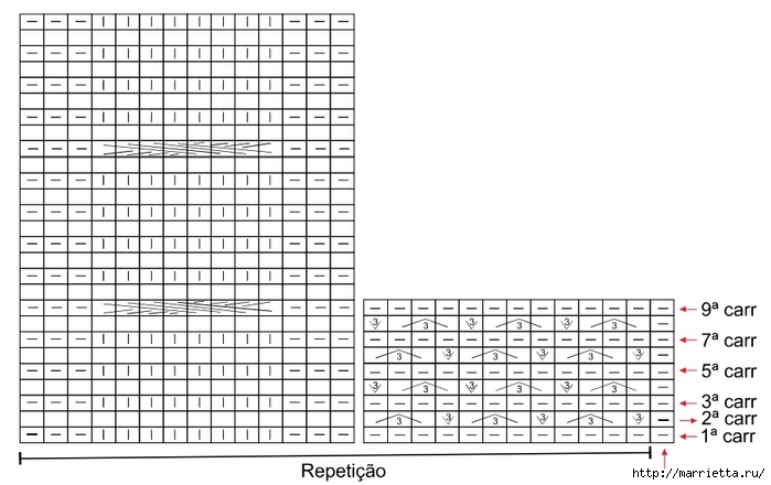 Интерьерные подушки с косами спицами. Схема вязания (4) (700x440, 161Kb)