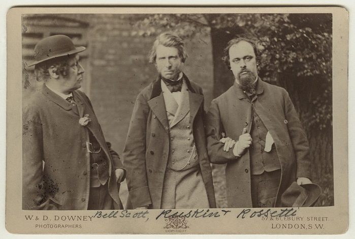  William Bell Scott, John Ruskin and Dante Gabriel Rossetti, 1863 (700x470, 105Kb)