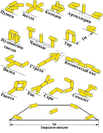 Городошные фигуры в картинках