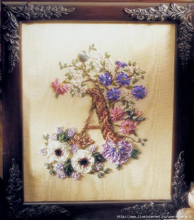 Mary Jo Hiney, Joy Anckner - Ribbon Basics. All The Stitches & Techniques Of Silk Ribbon Work & Embroidery - 1996_6 (619x700, 345Kb)