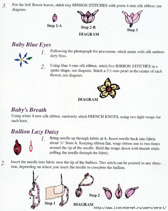 Mary Jo Hiney, Joy Anckner - Ribbon Basics. All The Stitches & Techniques Of Silk Ribbon Work & Embroidery - 1996_16 (557x700, 244Kb)