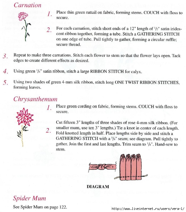 Mary Jo Hiney, Joy Anckner - Ribbon Basics. All The Stitches & Techniques Of Silk Ribbon Work & Embroidery - 1996_22 (615x700, 230Kb)