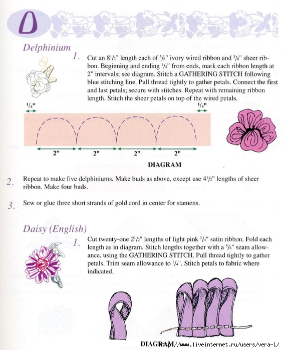 Mary Jo Hiney, Joy Anckner - Ribbon Basics. All The Stitches & Techniques Of Silk Ribbon Work & Embroidery - 1996_26 (563x700, 253Kb)